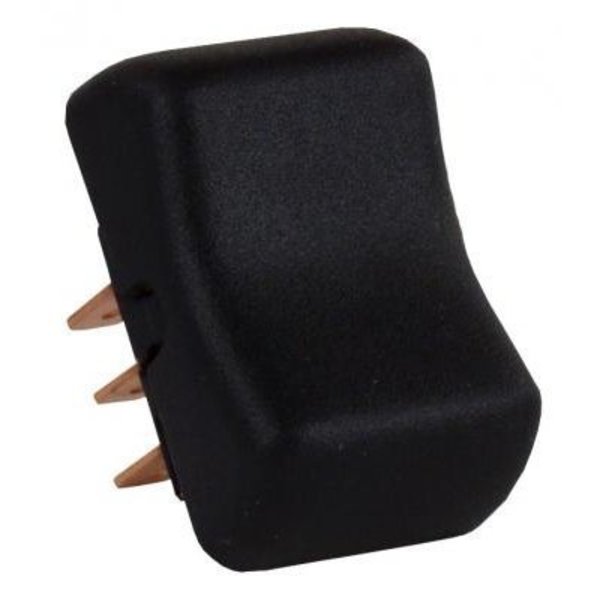 Jr Products DPDT ON/OFF/ON MOMENTARY SWITCH, BLACK 13025